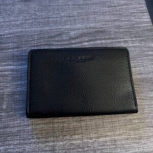 Coach Leather Slim Bifold Card Wallet